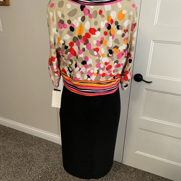 NWT Perceptions NY Fun Flirty brightly colored jacket dress combo size 12 - Picture 3 of 8
